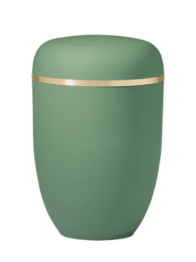 Grüne Urnen zur Feuerbestattung in Darmstadt Bessungen