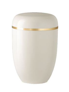 Weiße Urnen zur Feuerbestattung in Darmstadt Bessungen